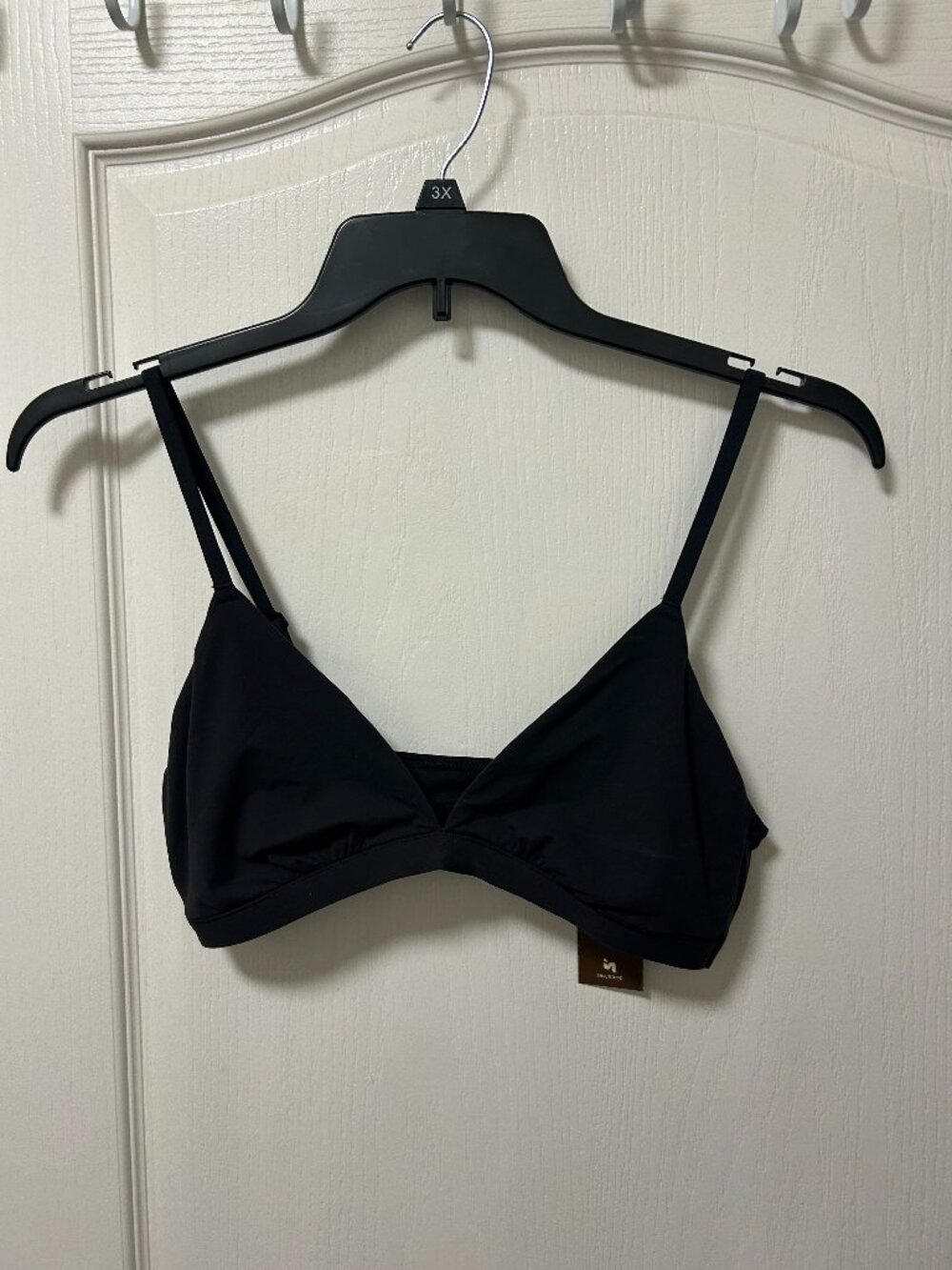 Inlyric Black Triangle Bralette, Size L